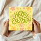 Colourful Easter Card Cute Easter Card Happy Easter Card