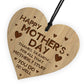 FUNNY Gift For Mothers Day Wood Heart Mum Gift From Daughter Son