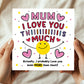 Card For Best Mum I Love You This Much Mum Birthday Card