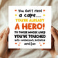 Thank You Card For HERO Thank You Card For Teacher Volunteer