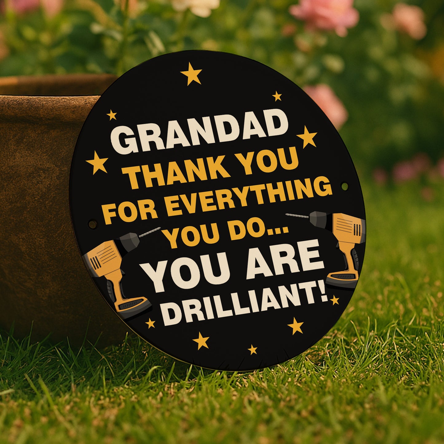 Grandad Gift For Fathers Day Birthday You Are Drilliant Man Cave