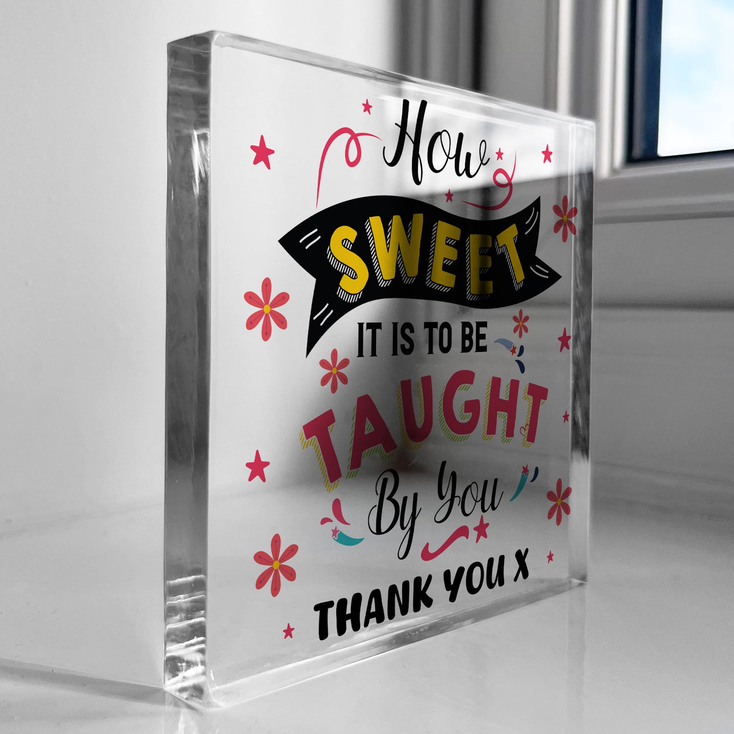 Thank You Gifts For Teacher Appreciation Acrylic Block Gifts
