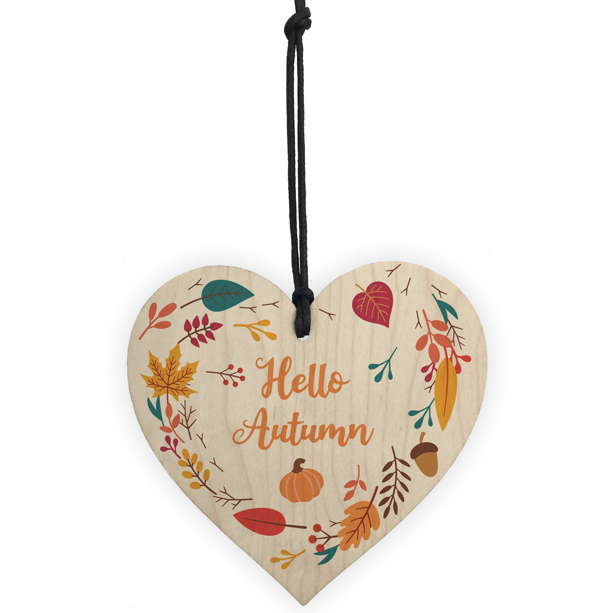 Hello Autumn Sign Hello Autumn Gifts Autumn House Decor