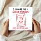 Funny Mothers Day Card You Are The Queen Of Mums Funny Card