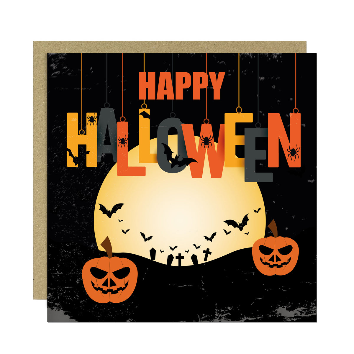 Halloween Cards Multipack of 6 Greetings Cards With Envelopes
