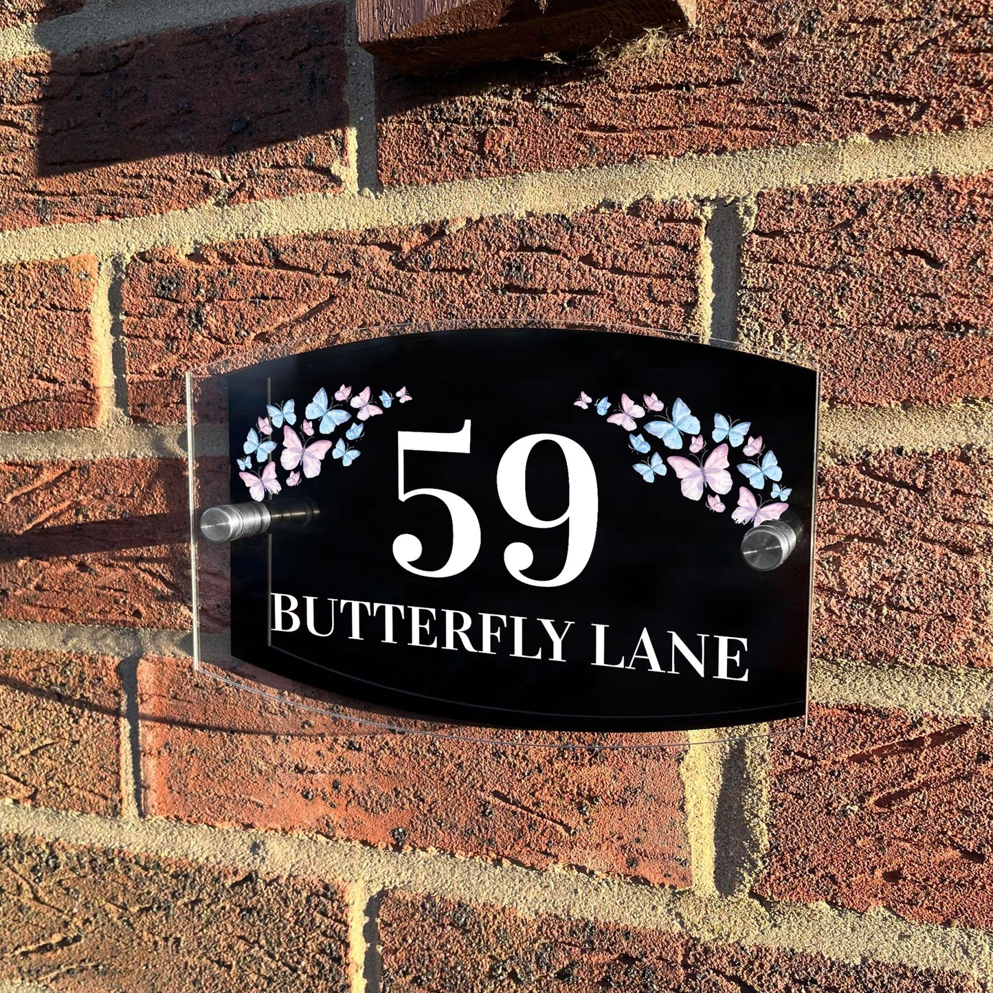 House Numbers Plaques Contemporary Personalised House Signs Door