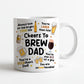 Funny Dad Mug and Coaster Novelty Gift For Dad Fathers Day