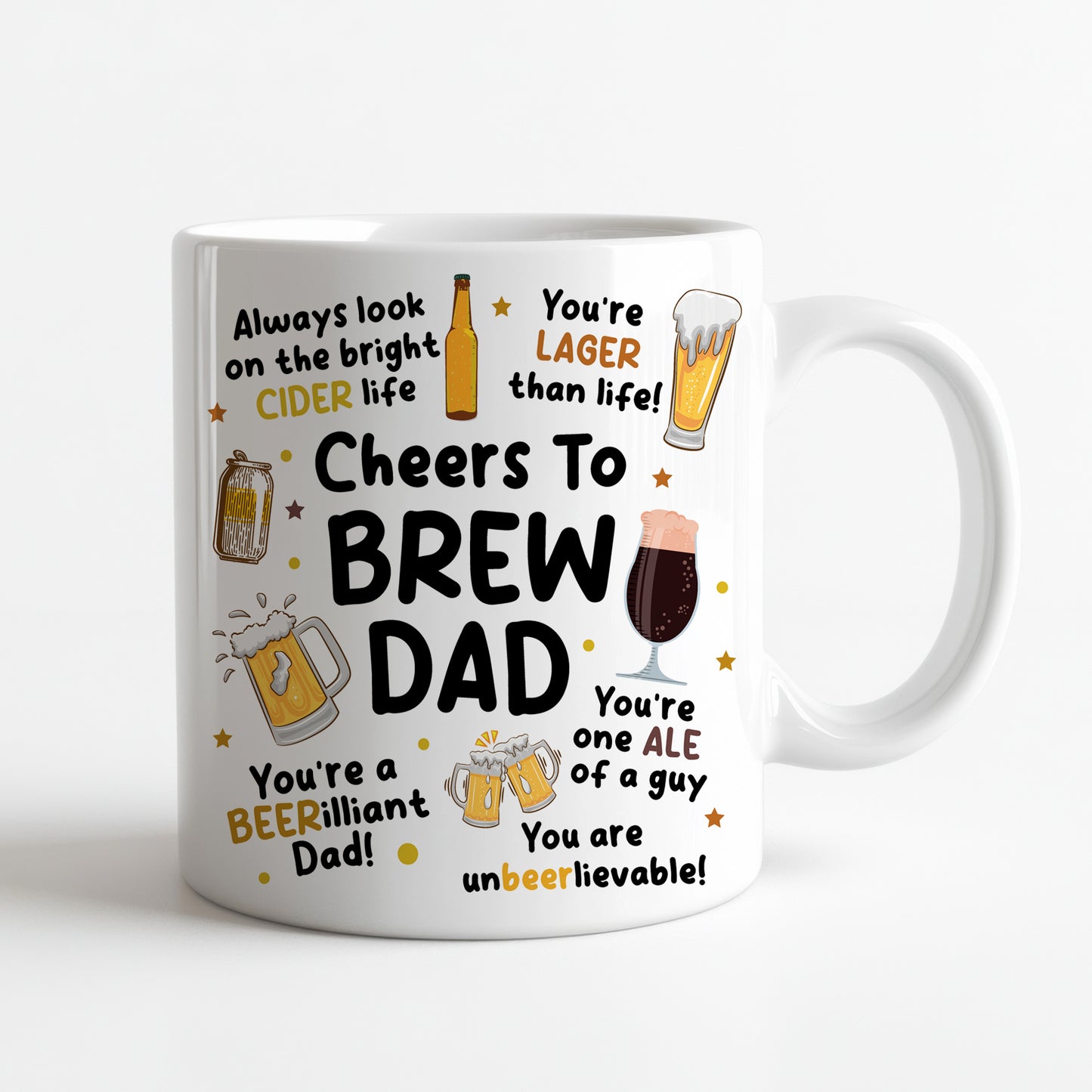 Funny Dad Mug and Coaster Novelty Gift For Dad Fathers Day
