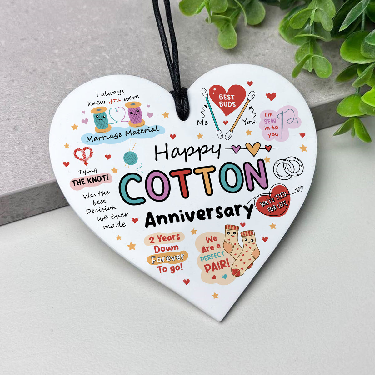 Funny 2nd Anniversary Gift Wood Anniversary Gifts For Husband