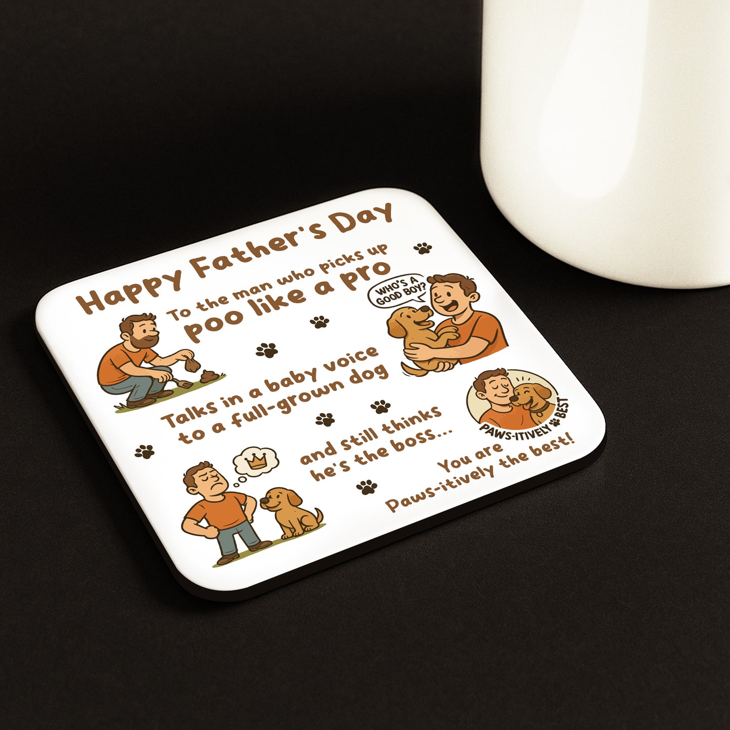 FUNNY Fathers Day Gift From The Dog Fathers Day Gift For Dog Dad