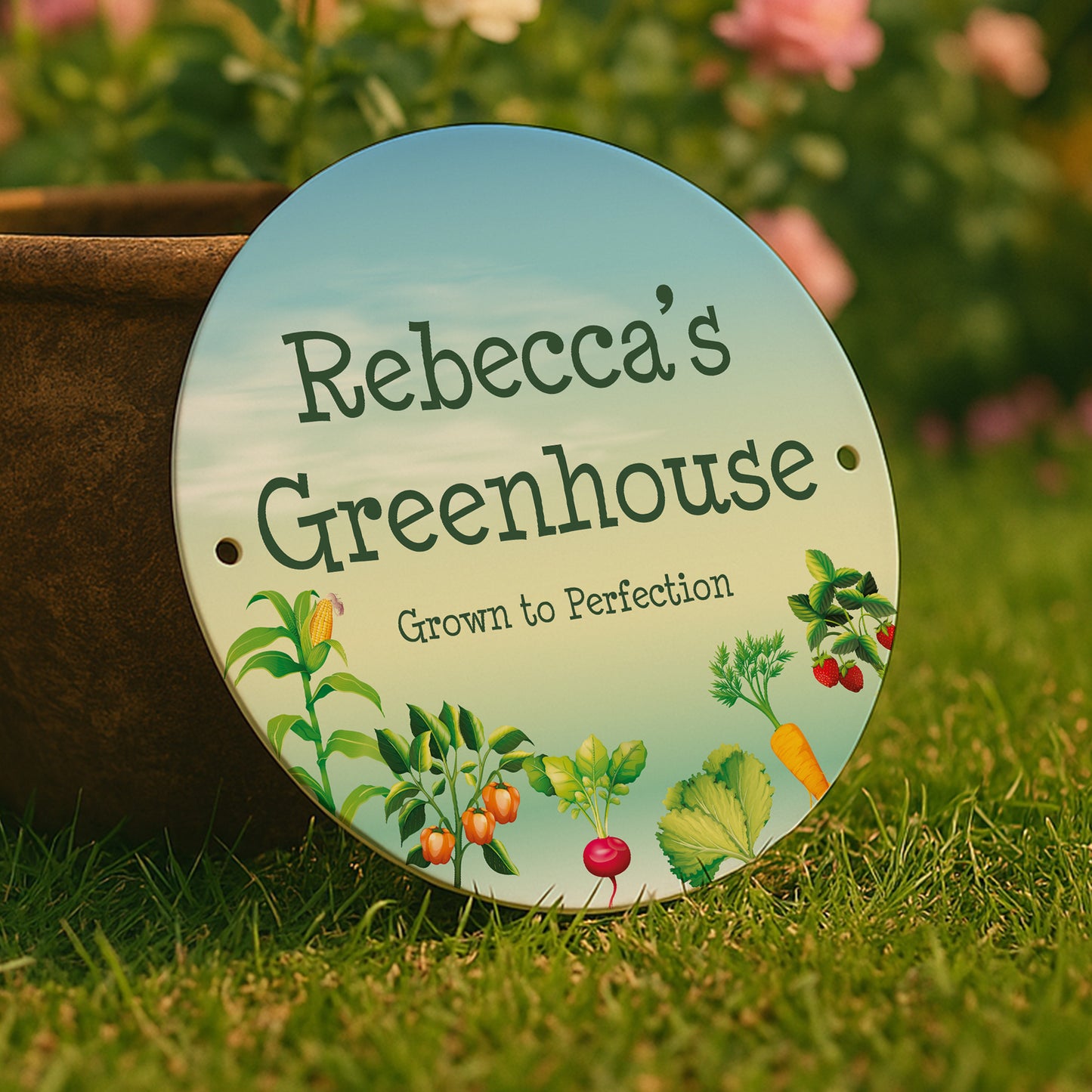 Personalised Greenhouse Sign For Garden Shed Any Name's Garden