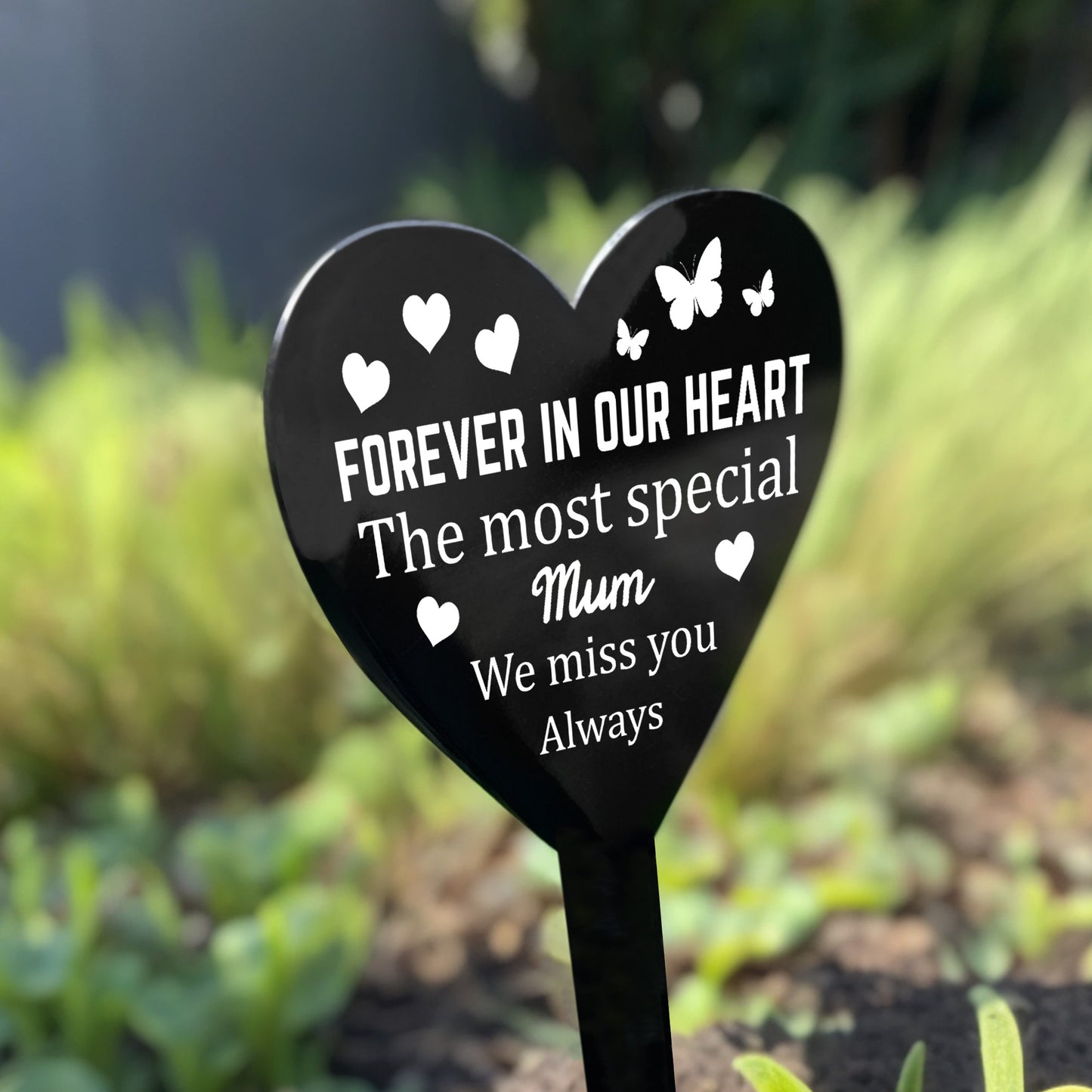 Mum Memorial Stake In Loving Memory of Mum Grave Marker