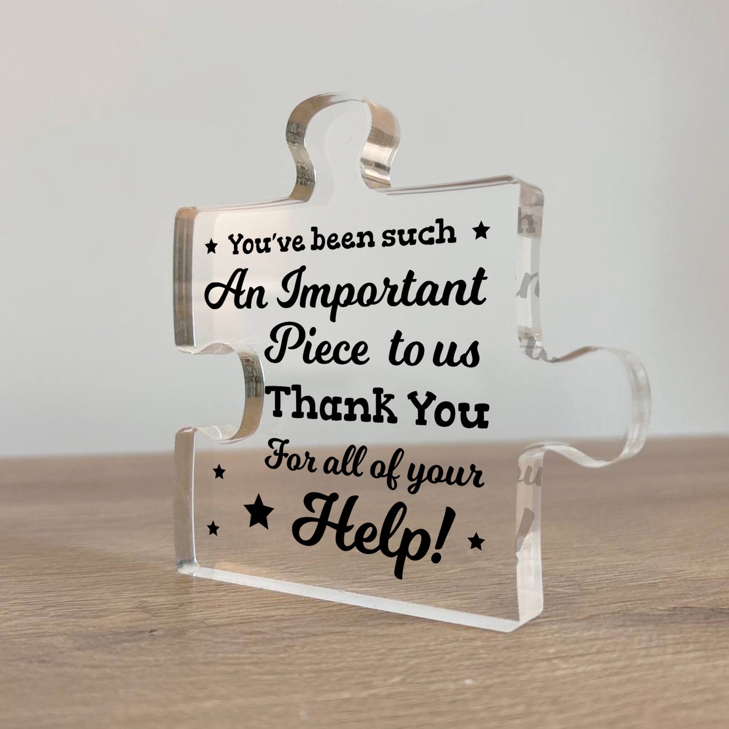Thank You For Your Help Gift For Teacher Nurse Volunteer Carer
