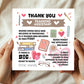 Teaching Assistant Thank You Card With Kraft Envelope For Her