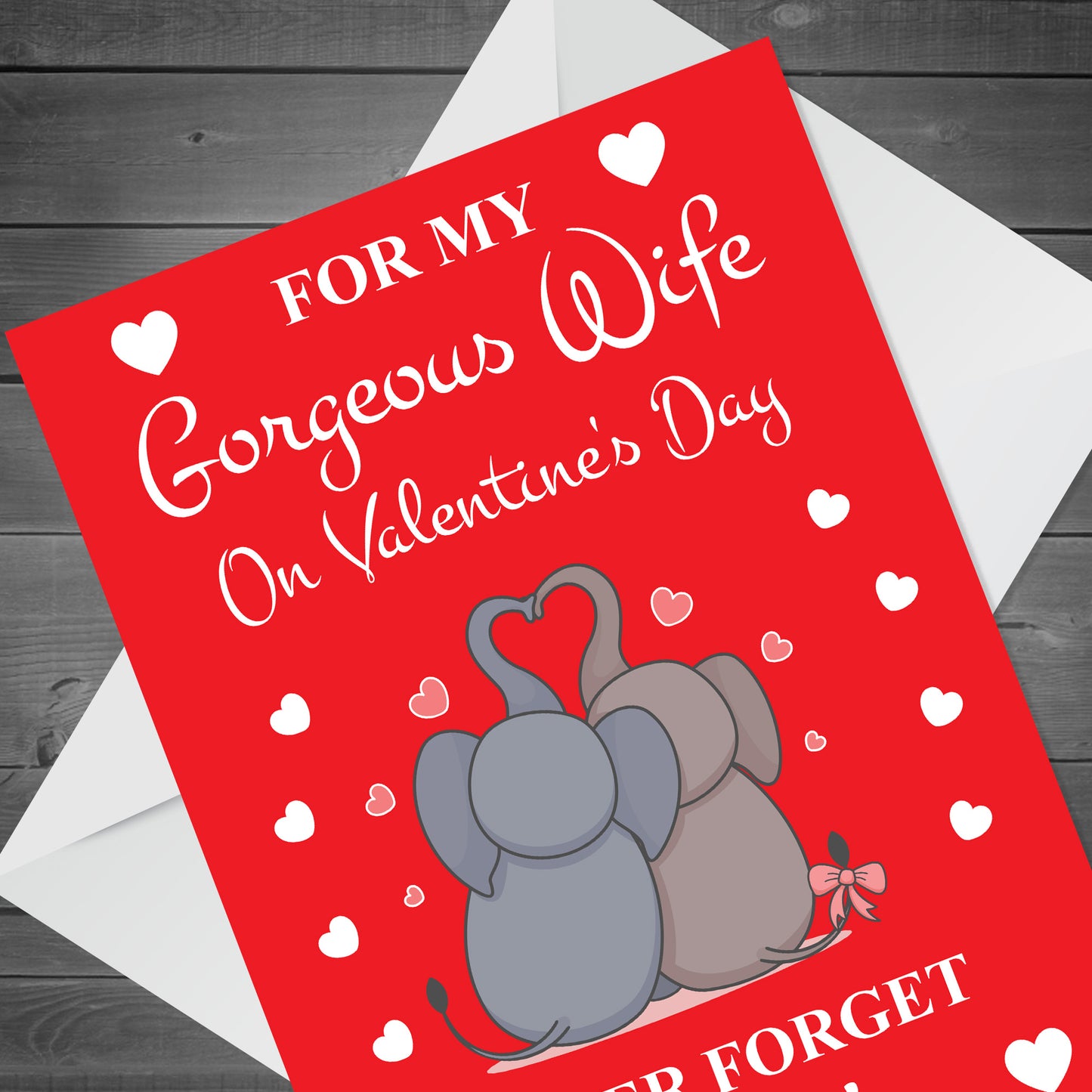Valentines Day Card For Wife Happy Valentines Day Greeting Card