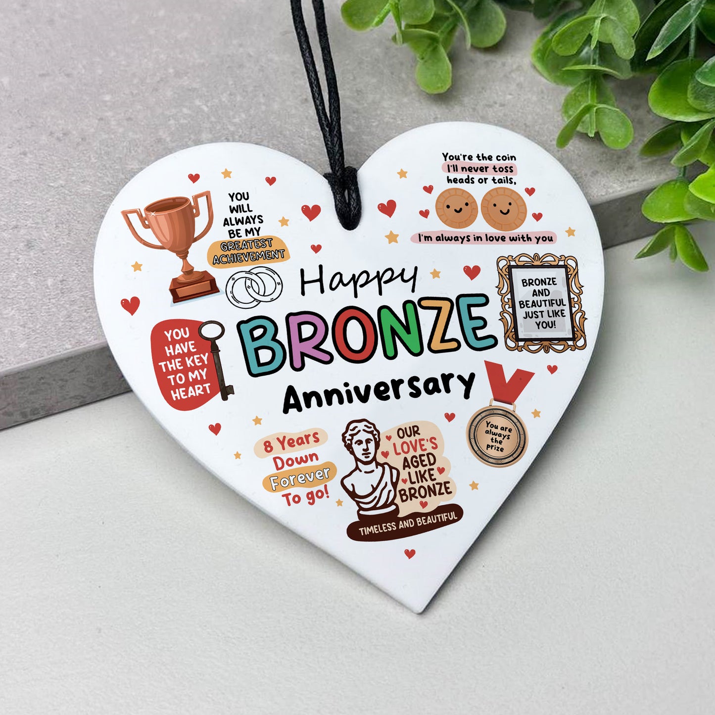 Funny 8th Anniversary Gift Wood Anniversary Gifts For Husband