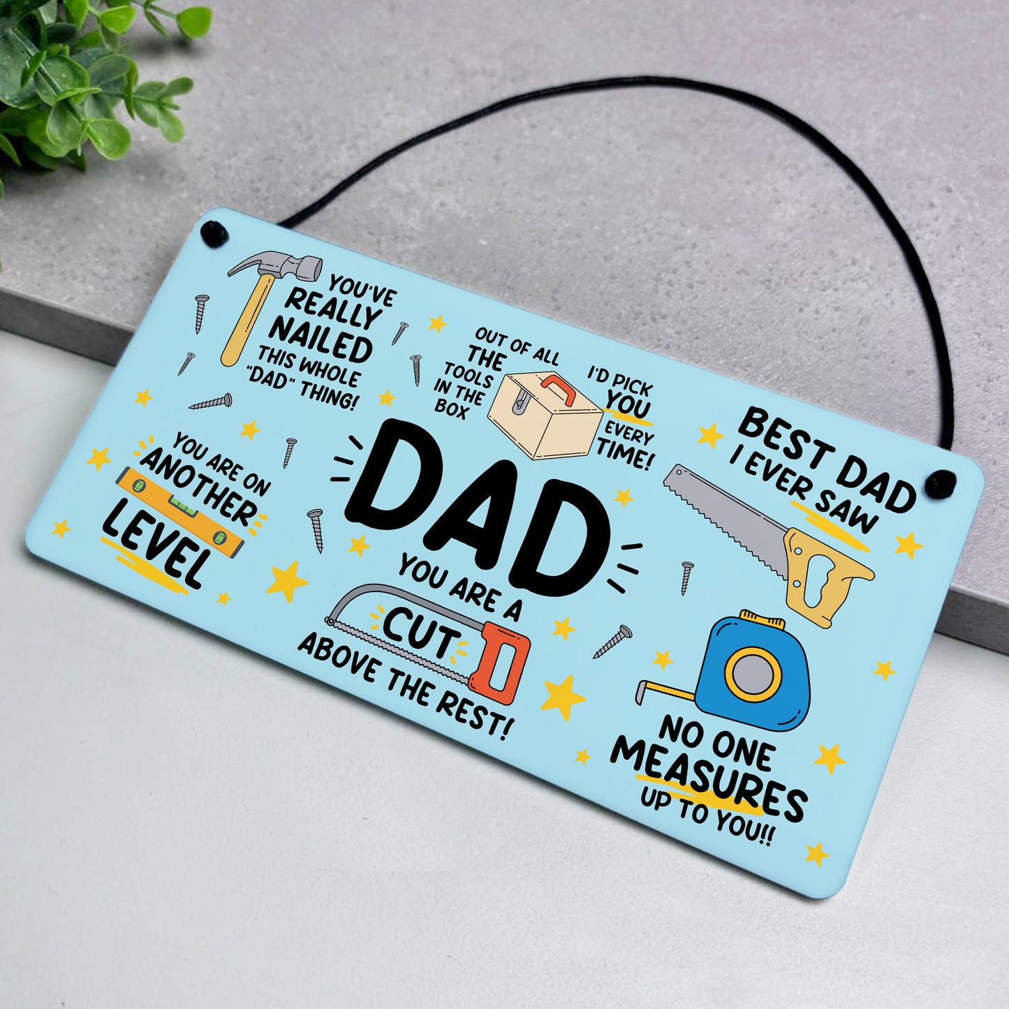 Fathers Day Birthday Gift For Dad Funny Hammer Tools DIY Dad