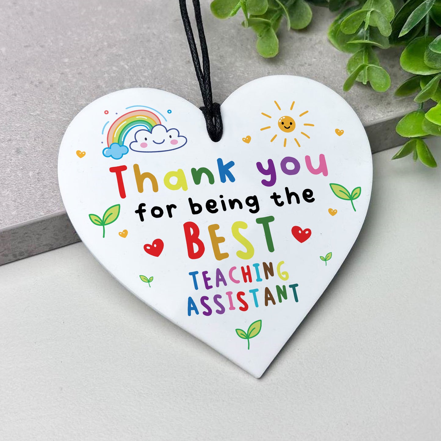 Gift For BEST TEACHING ASSISTANT Gift For Him Her TA Plaque