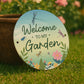 Welcome To My Garden Sign For Outside Summerhouse Dragonfy
