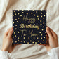 Birthday Card For Him Her With Envelope Polka Dot Happy Birthday