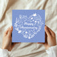 Happy Anniversary Card With Kraft Envelope Contemporary