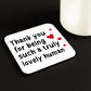 Thank You Gift Coaster For Colleague Teacher Friend Mentor