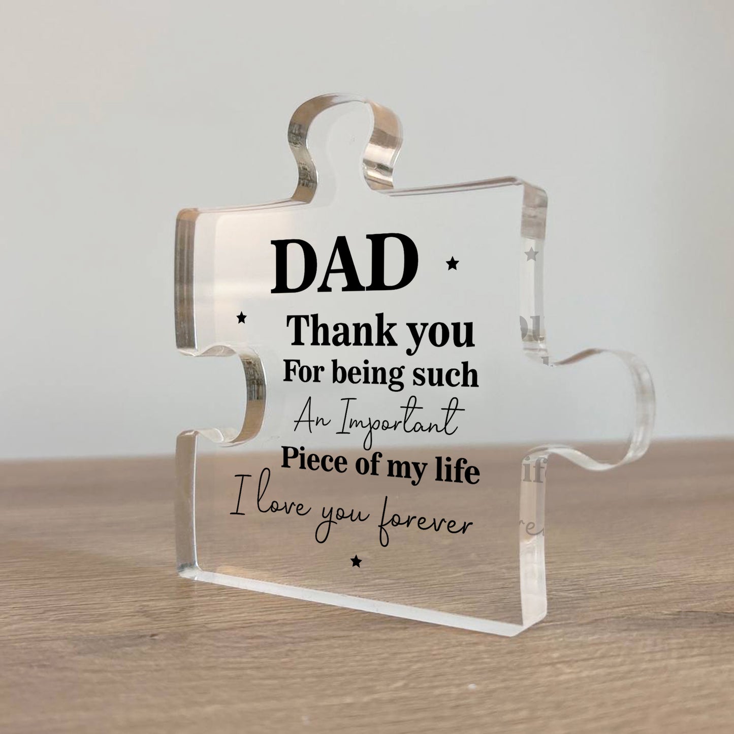 Gifts for Dad For Fathers Day Puzzle Acrylic Plaque Dad Gifts
