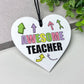 Teacher Gift Hanging Heart Thank You Gift AWESOME Teacher