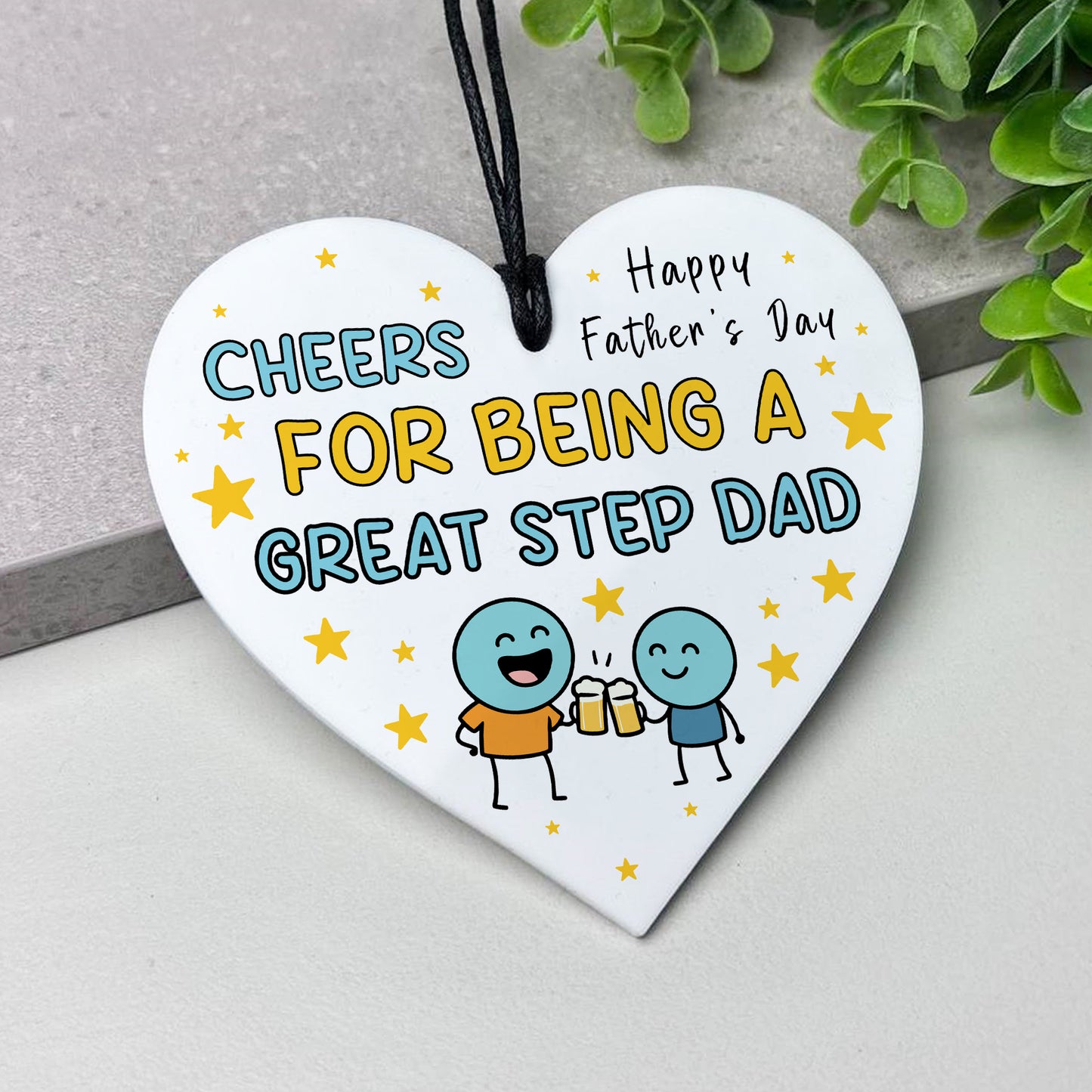 Cheers For Being A Great Step Dad Funny Fathers Day Gift