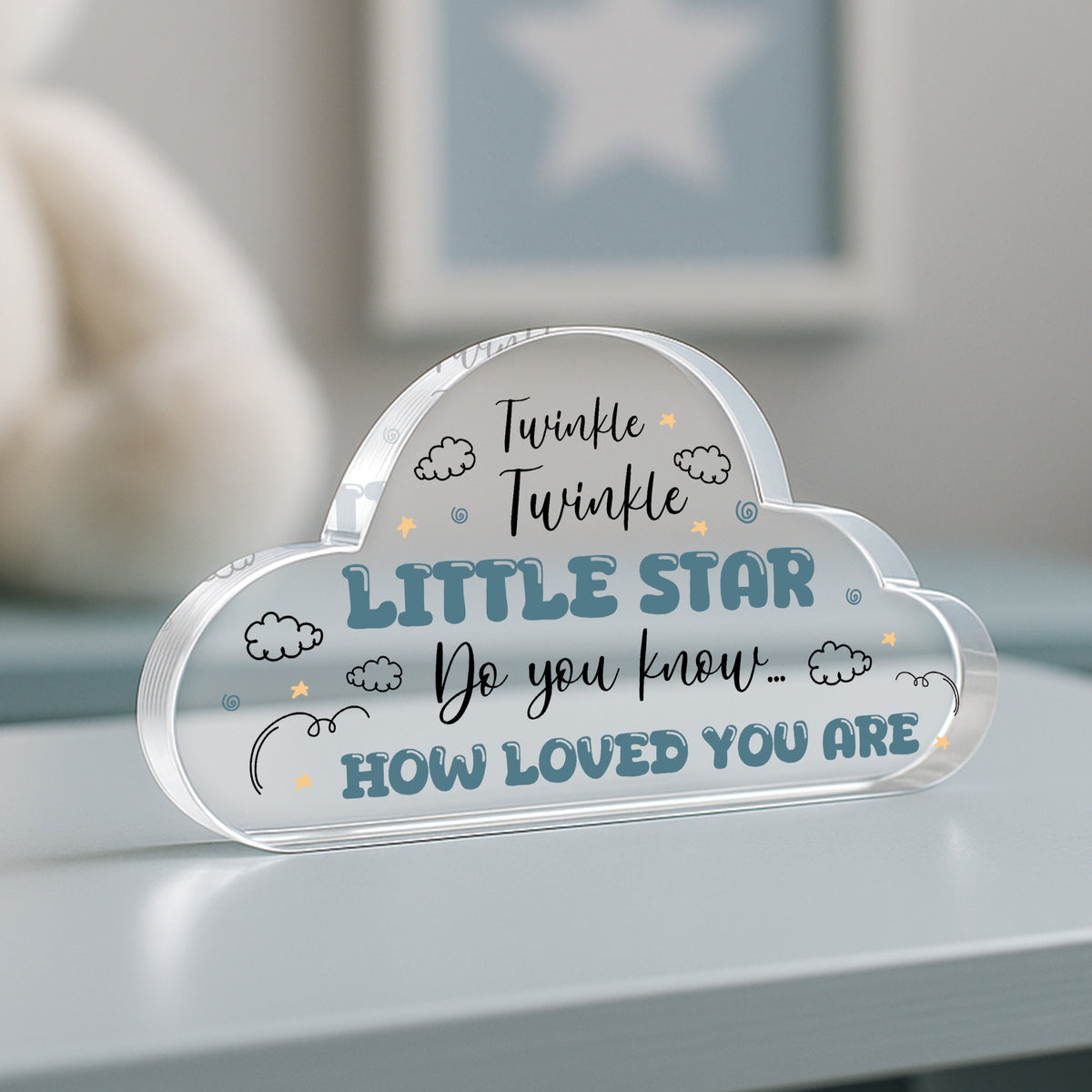Gift For Baby Boy Baby Girl Baby Shower Gift Loved You Are Cloud