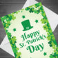 Happy St Patricks Day Greetings Card Irish Day Card For Friends