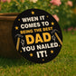 Fathers Day Gift For Dad Nailed It Dad Gift From Daughter Son