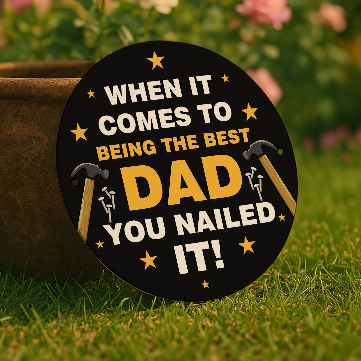 Fathers Day Gift For Dad Nailed It Dad Gift From Daughter Son