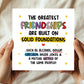Card For Best Friend FRIENDSHIP Card With Kraft Envelope