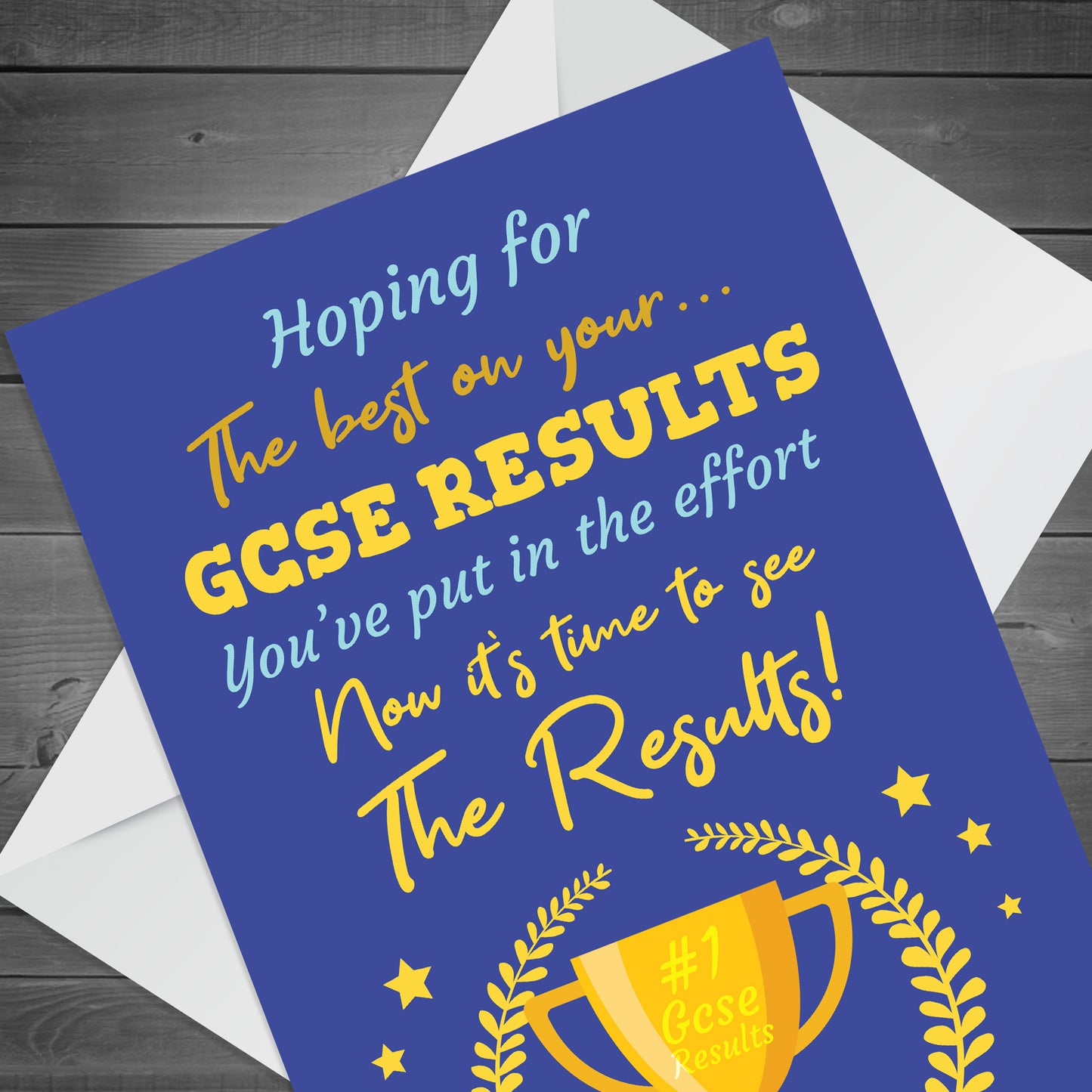 GCSE Results Day GOOD LUCK Cards For Daughter Son Granddaughter