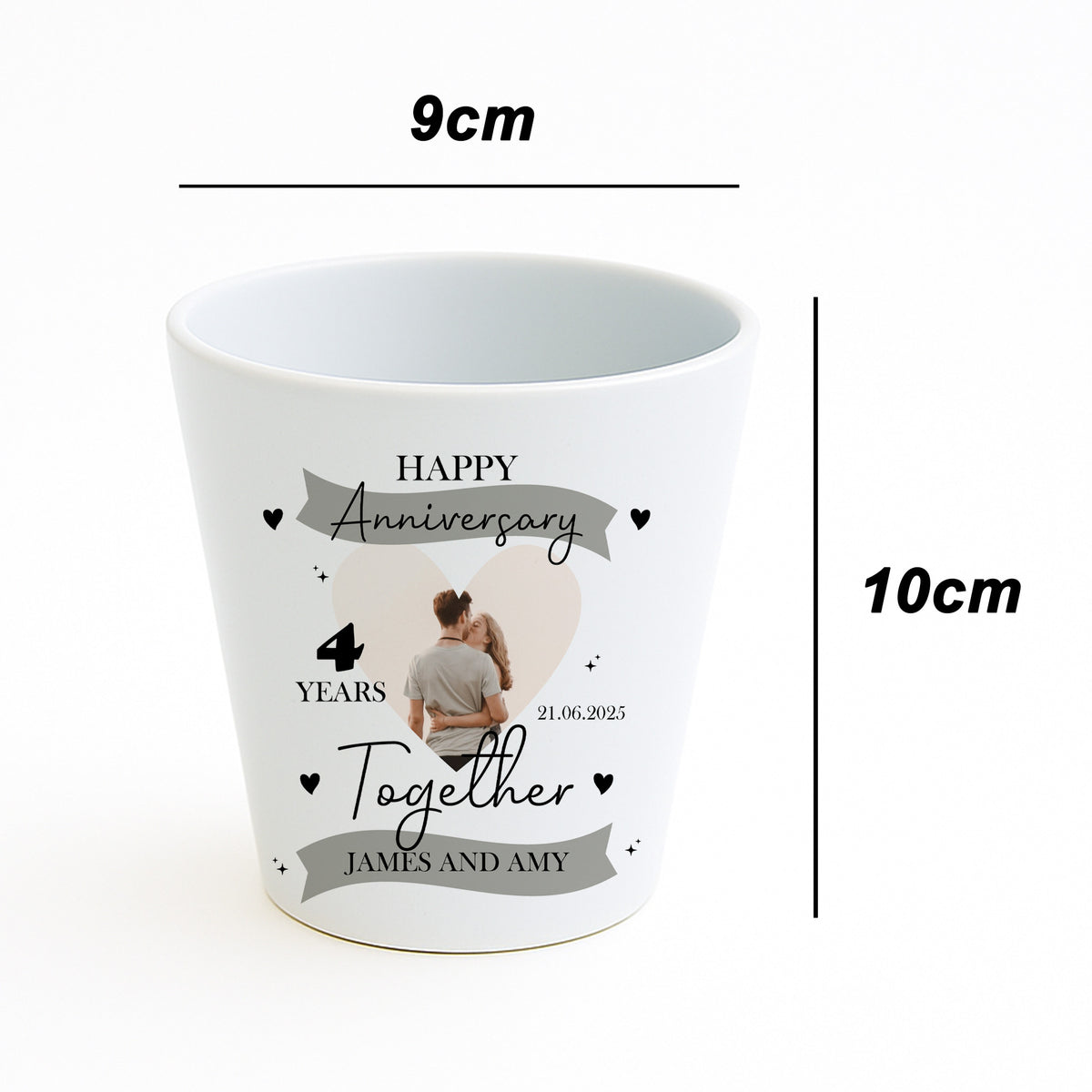 Personalised 4th Anniversary Gift Husband Wife Girlfriend