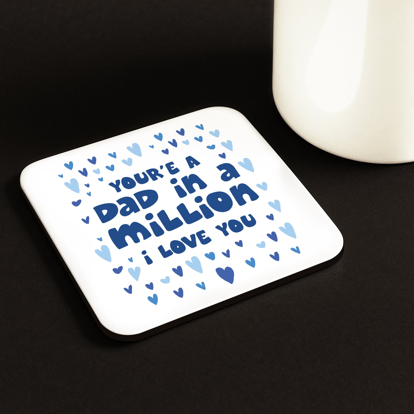 Dad In A Million Novelty Coaster Gift For Fathers Day Birthday