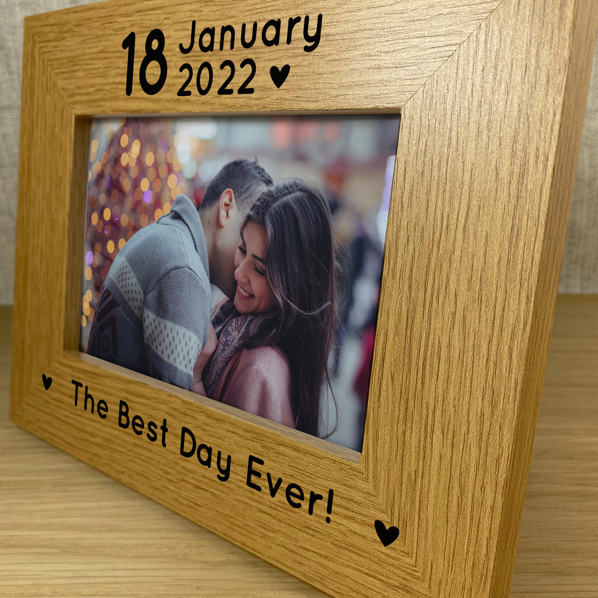 Wedding Anniversary Gift Personalised Photo Frame Gift For Him