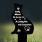 Cat Memorial Plaque Cat Memorial Stake Cat Memorial Grave Marker