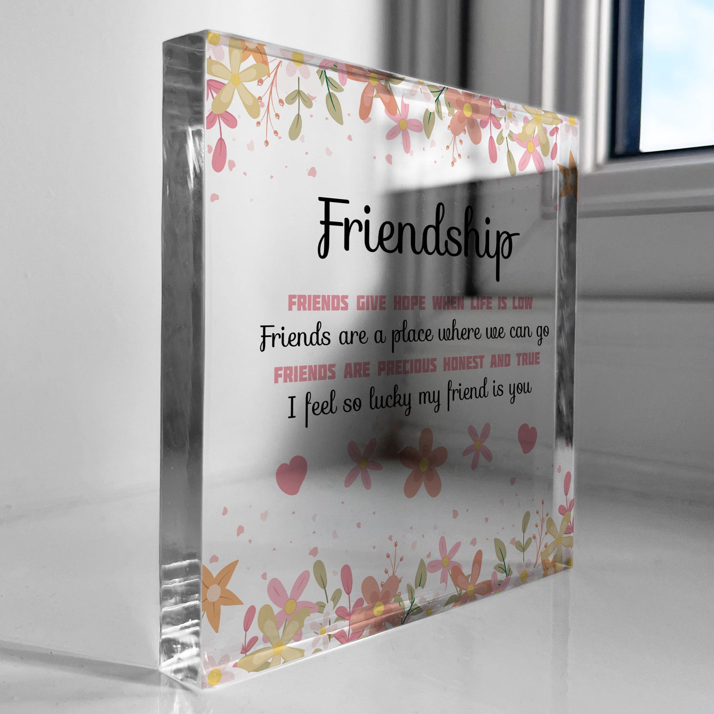 Friendship Gift For Best Friend Plaque Gift For Her Christmas