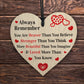 Friendship Gifts Wood Heart Friendship Gift for Her Inspiration