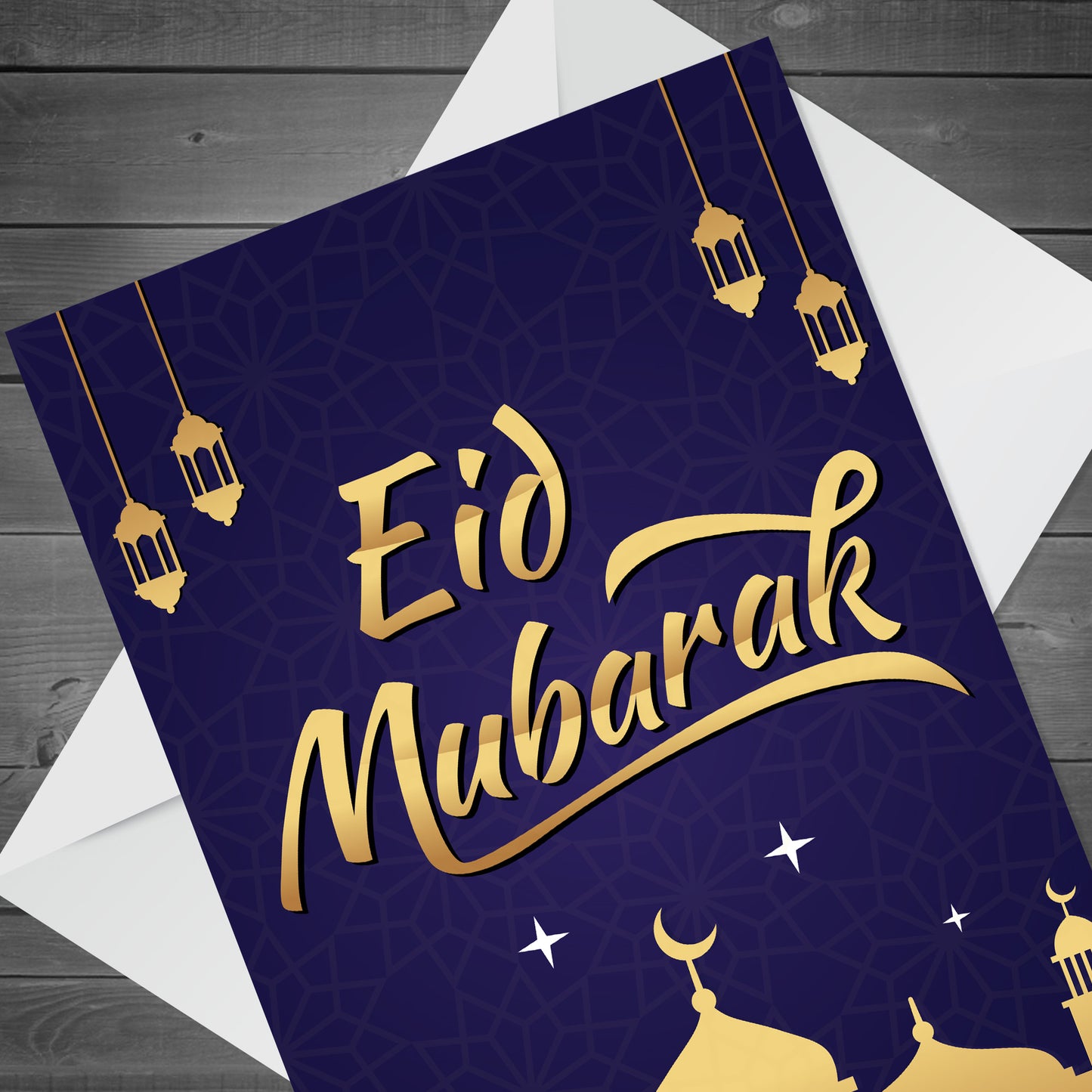 Eid Mubarak Greetings Card Ramadan Card For Friends Family