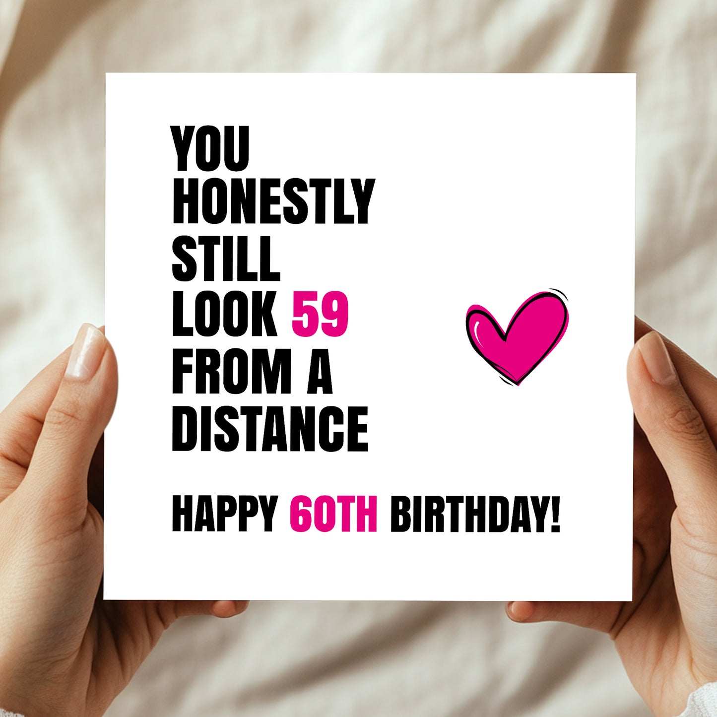 Funny 60th Birthday Card For Women Cards For 60th Birthday