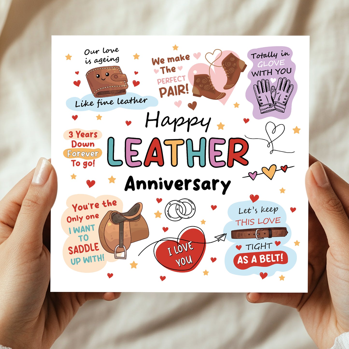 Funny 3rd Anniversary Card Wood Anniversary Cards For Husband
