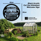 Welcome To My Allotment Sign For Garden Shed Garage Wall Sign