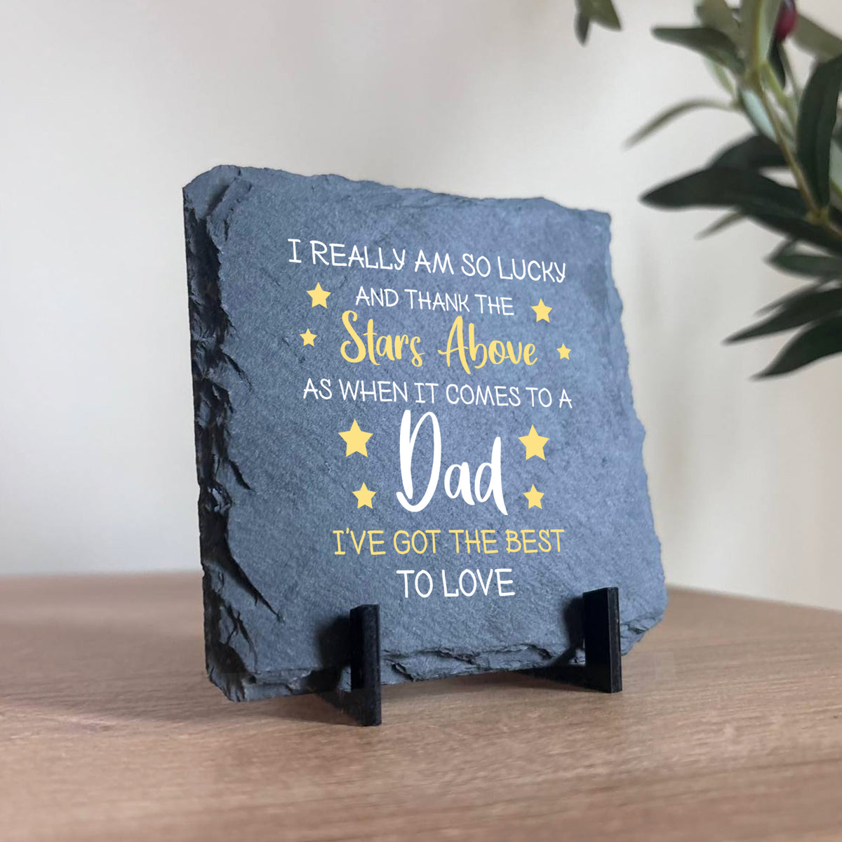 Dad Gift Slate Plaque Gifts for Dad from Daughter Christmas