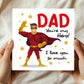 Dad Superhero Card For Father's Day Birthday Novelty Card