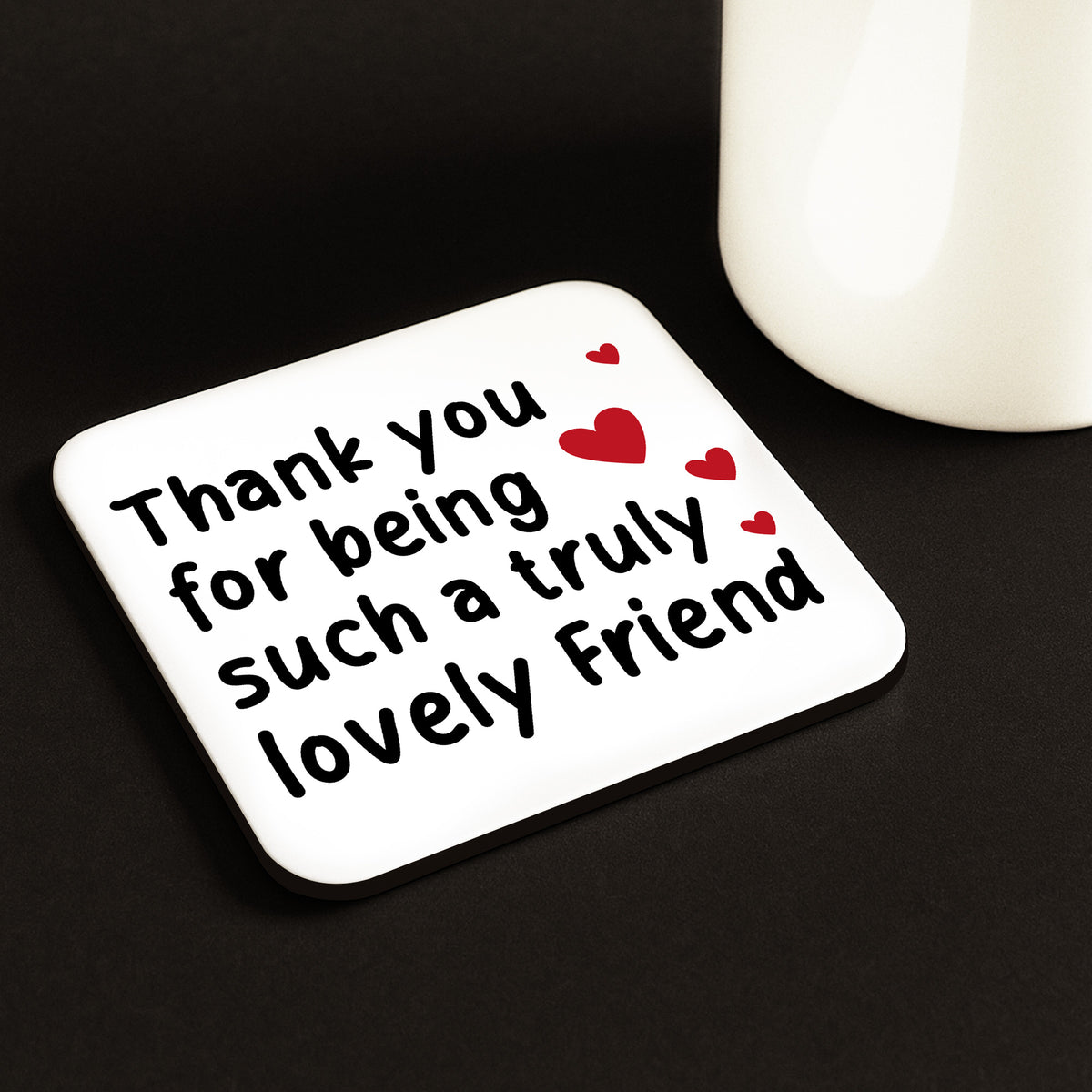 Thank You Gift Coaster For Best Friend Friendship Gift