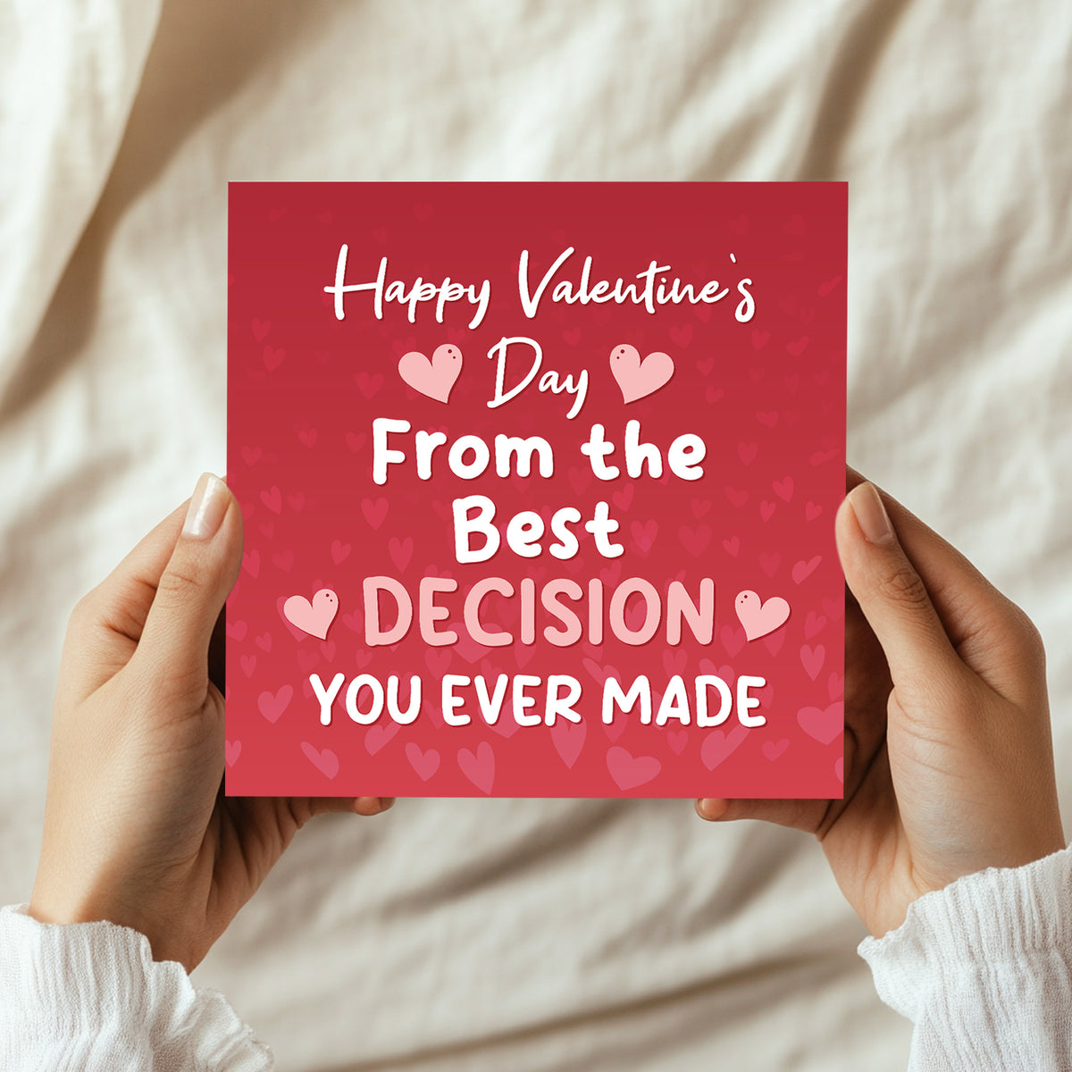 Valentines Day Card for Wife Husband Girlfriend Boyfriend