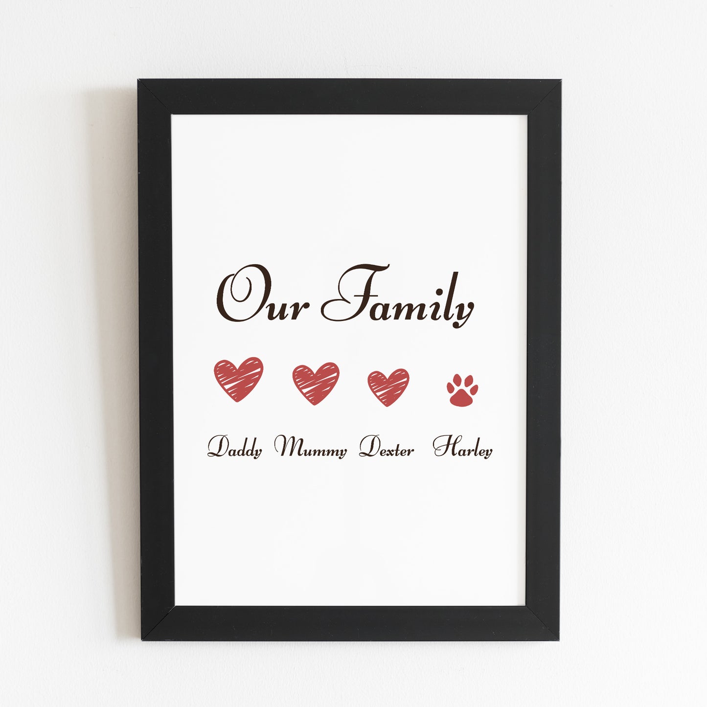 Personalised Sign For Family Home Sign Home Decor Couple Gift